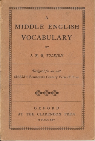 A Middle English Vocabulary book cover