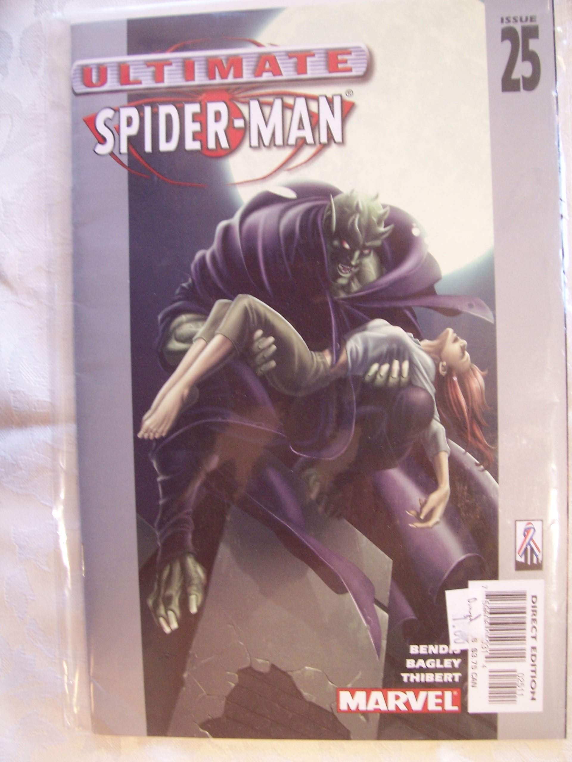 Ultimate Spiderman #25 book cover