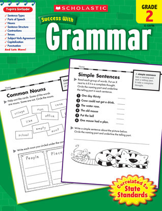 Scholastic Success With Grammar, Grade 2 book cover