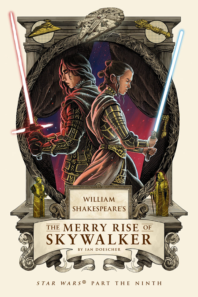 William Shakespeare's The Merry Rise of Skywalker book cover