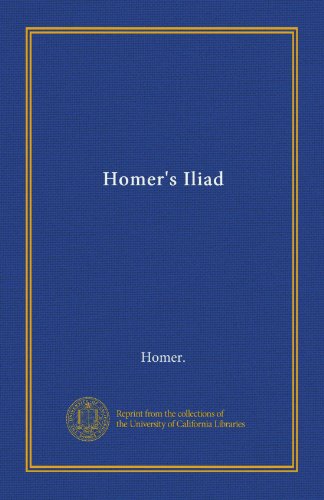 Homer's Iliad book cover