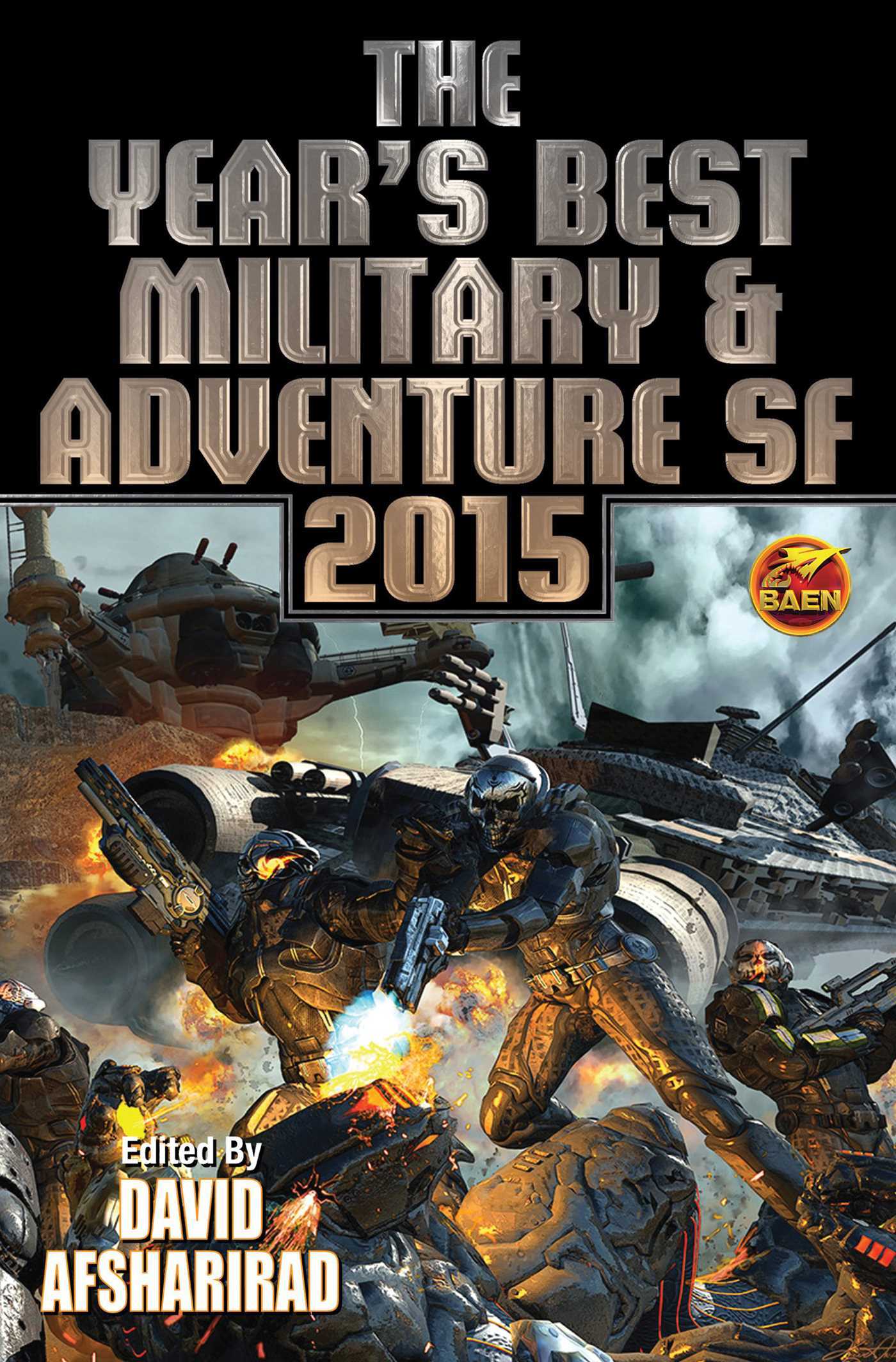The Year's Best Military & Adventure SF book cover 1