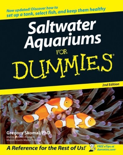 Saltwater Aquariums For Dummies book cover