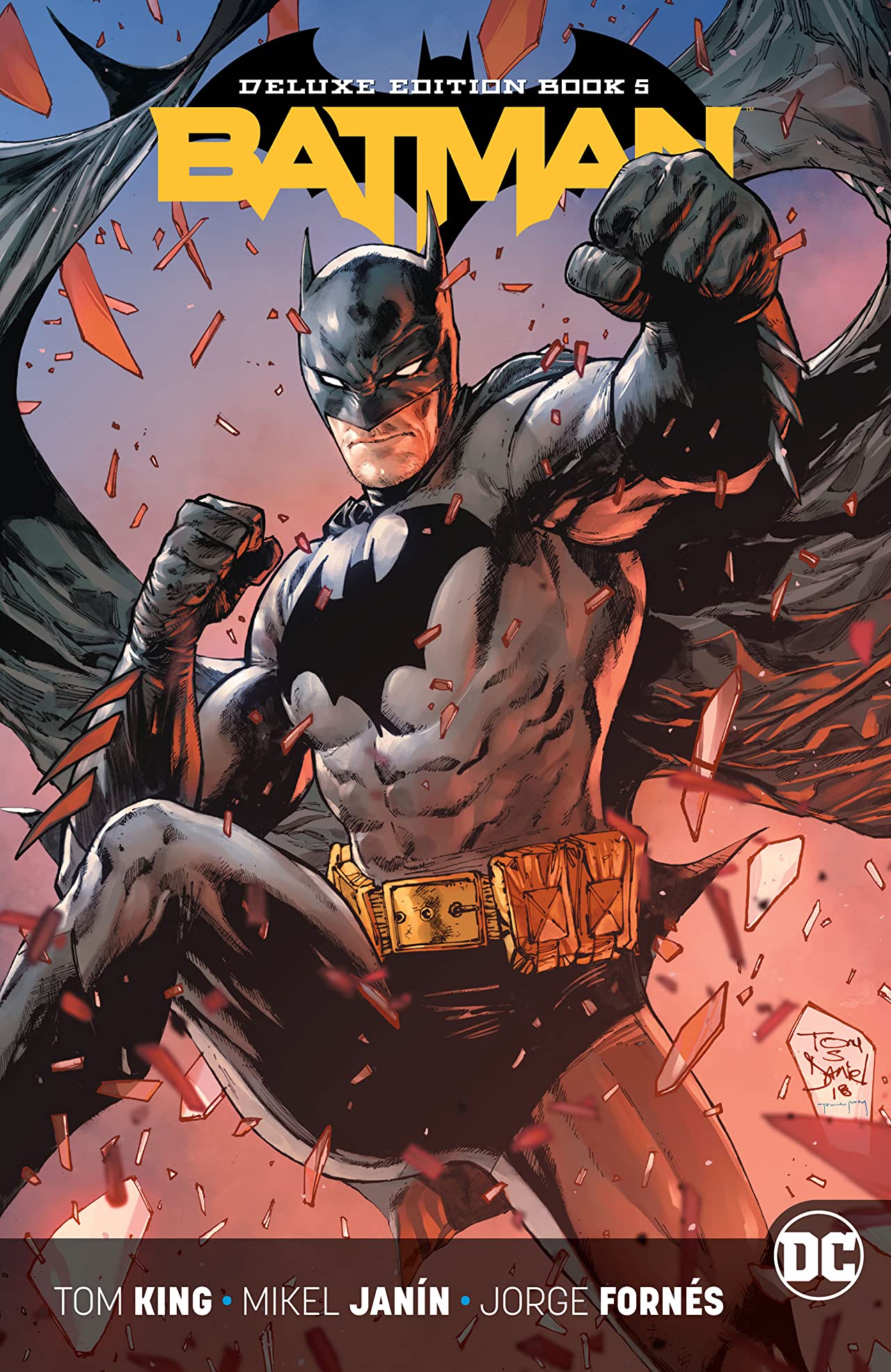 Batman: The Rebirth Deluxe Edition book cover 3