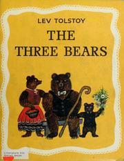 The Three Bears book cover