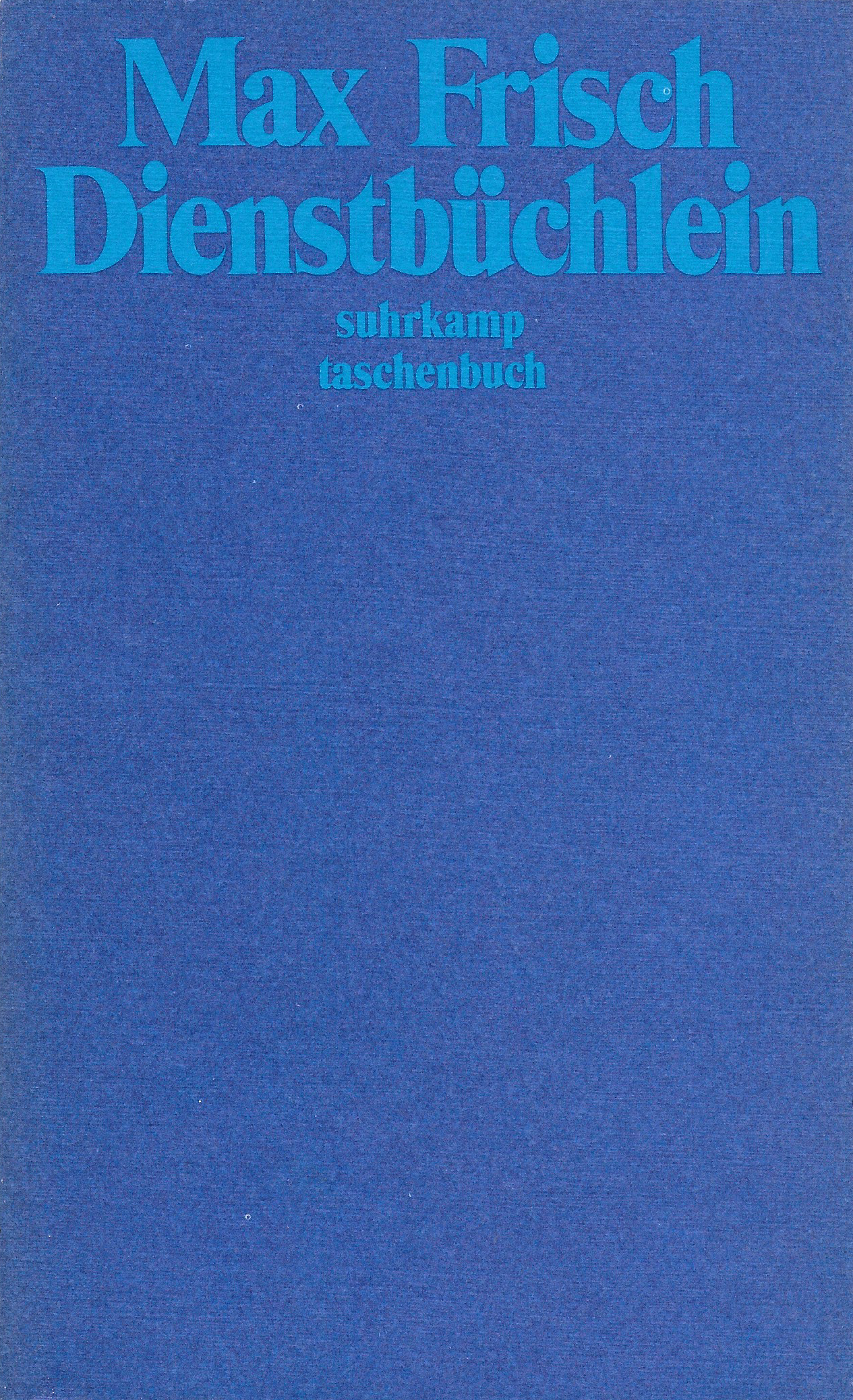 Dienstbüchlein. 1974 book cover