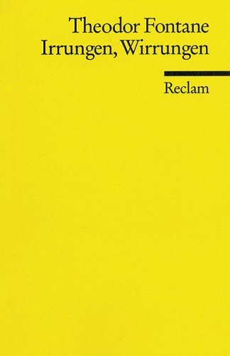 Irrungen, Wirrungen book cover