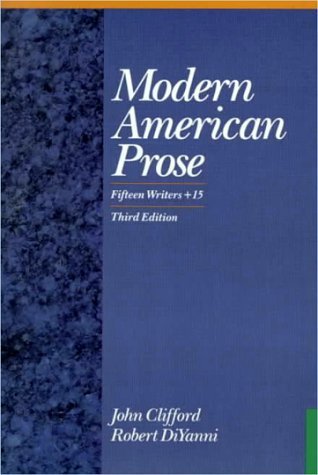 Modern American Prose book cover