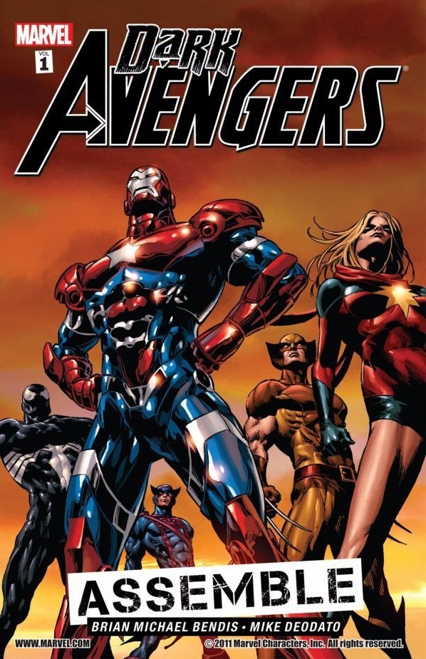 Dark Avengers by Brian Michael Bendis book cover 1