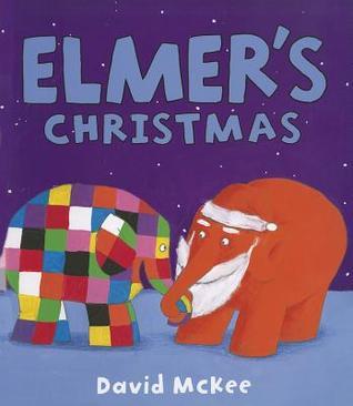 Elmer's Christmas book cover