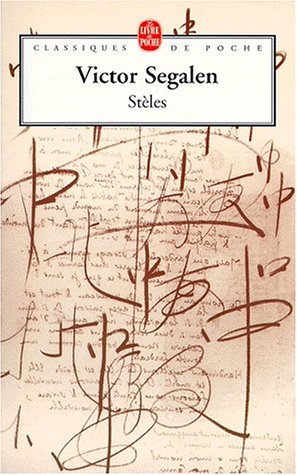 Stèles book cover