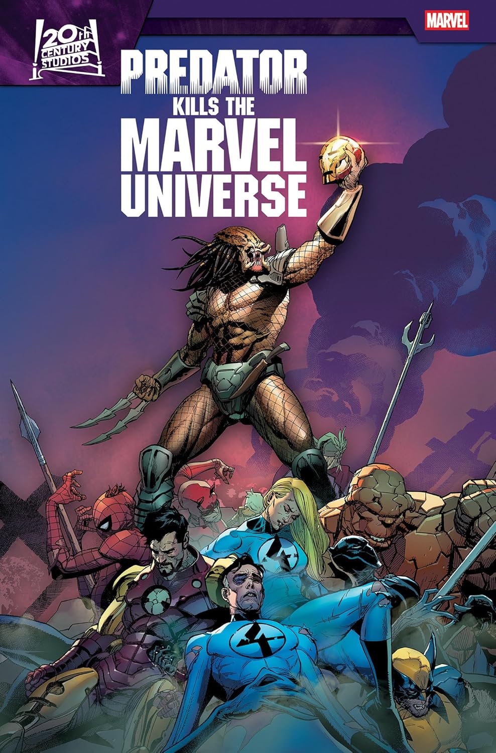 Predator Kills the Marvel Universe book cover