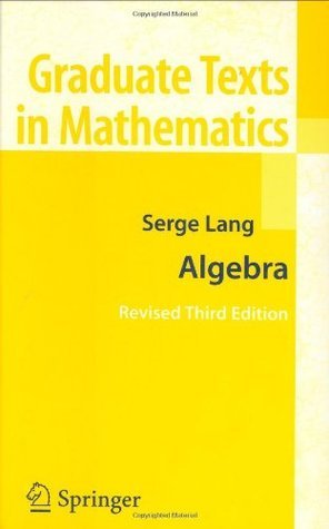 Algebra book cover