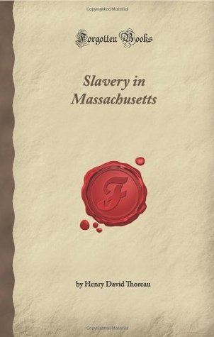 Slavery in Massachusetts book cover