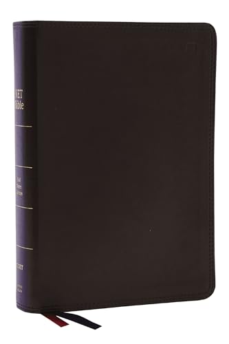 NET Bible, Full Notes Edition (NET, Black Leathersoft, Comfort Print) book cover