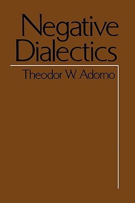 Negative Dialectics book cover