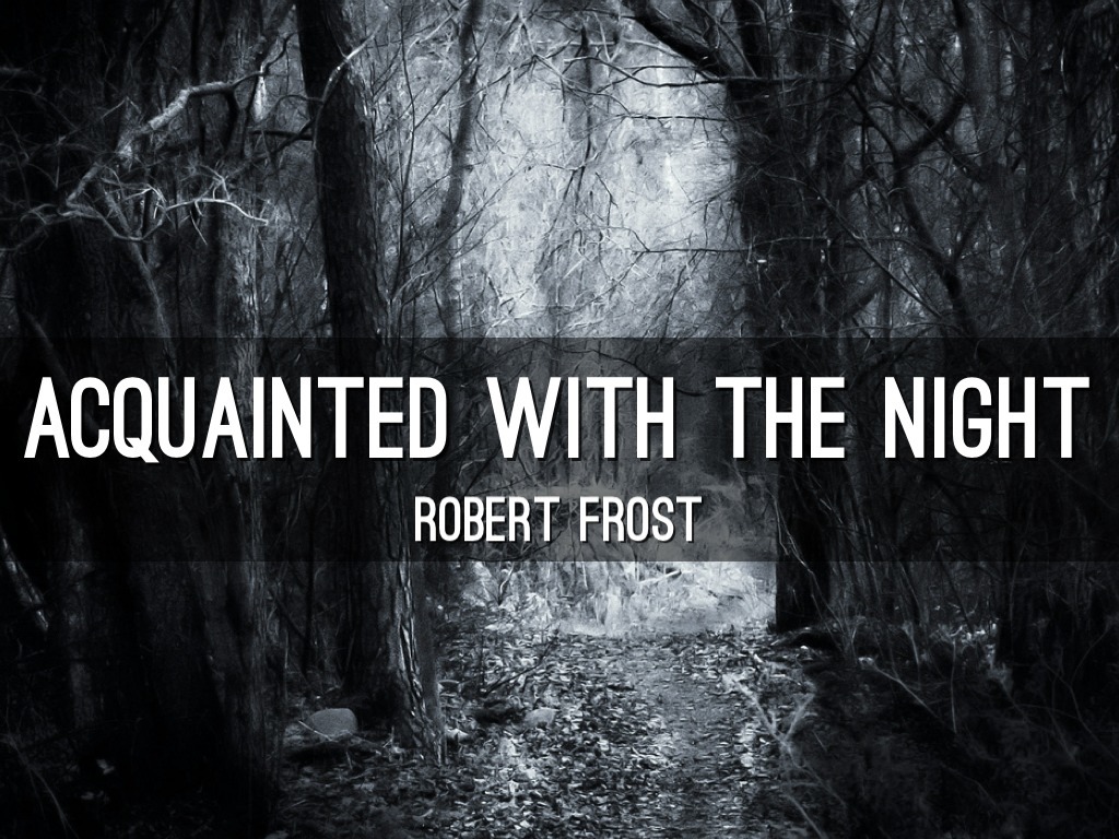 Acquainted with the Night book cover