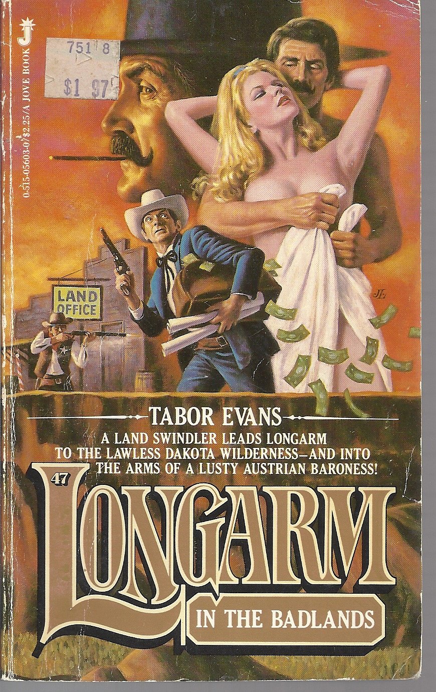 Longarm in the Badlands book cover