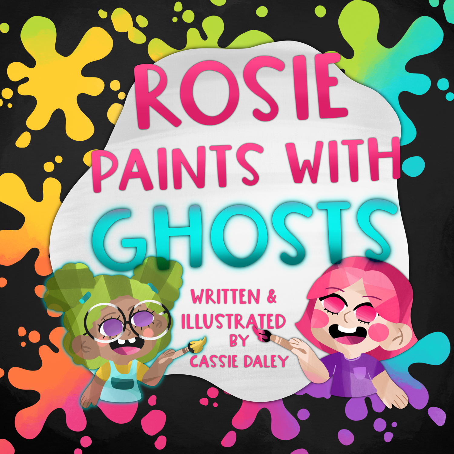 Rosie Paints with Ghosts book cover
