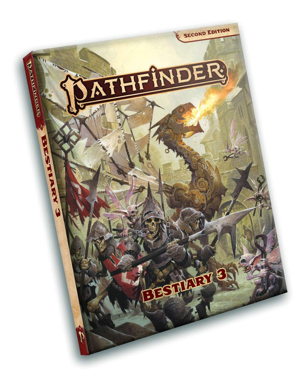 Pathfinder RPG Bestiary 3 book cover