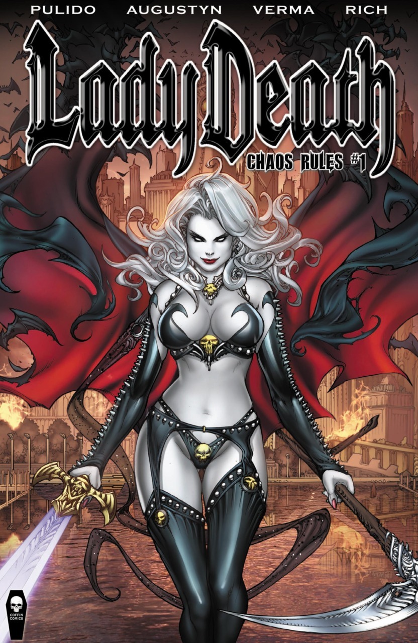 Lady Death (Coffin Comics) book cover 1