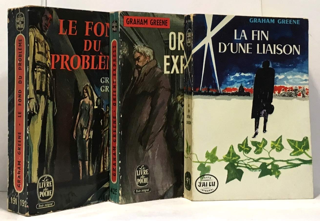 Le fond du problème + Orient Express + La fin d'une liaison --- 3 livres book cover