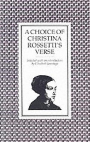 A CHOICE OF CHRISTINA ROSSETTI'S VERSE book cover