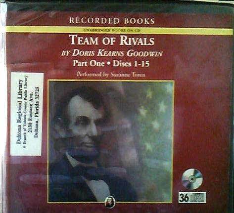 Team of Rivals The Political Genius of Abraham Lincoln Part One Discs 1 thru 15 C3474 book cover