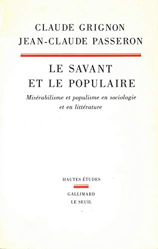 Le Savant et le populaire book cover