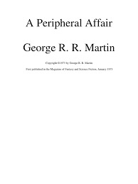 A Peripheral Affair book cover