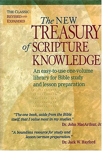 The New Treasury of Scripture Knowledge book cover