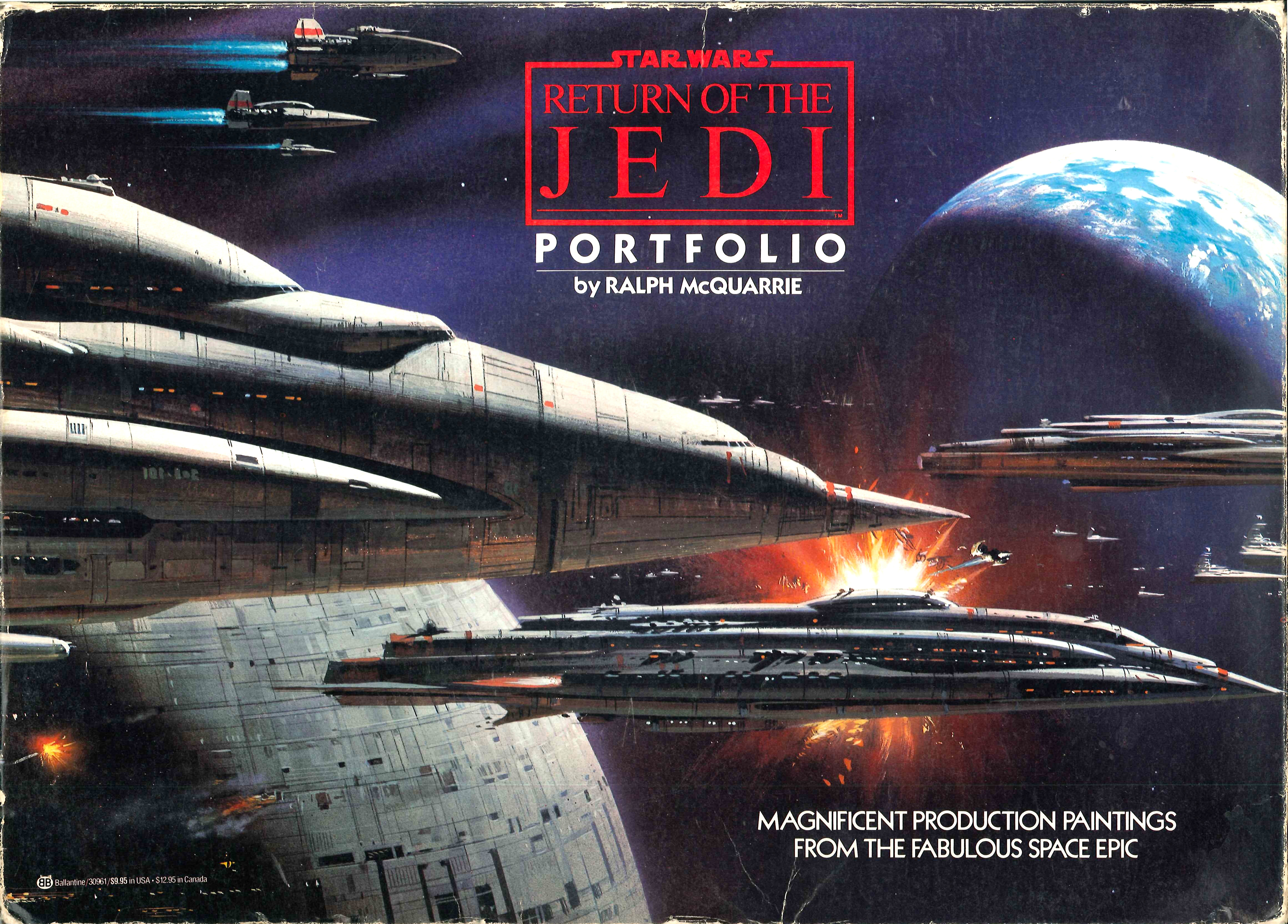 Return of the Jedi Portfolio book cover