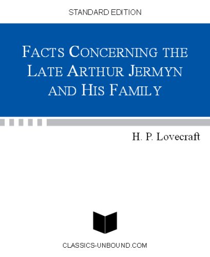 Facts Concerning The Late Arthur Jermyn and his Family book cover