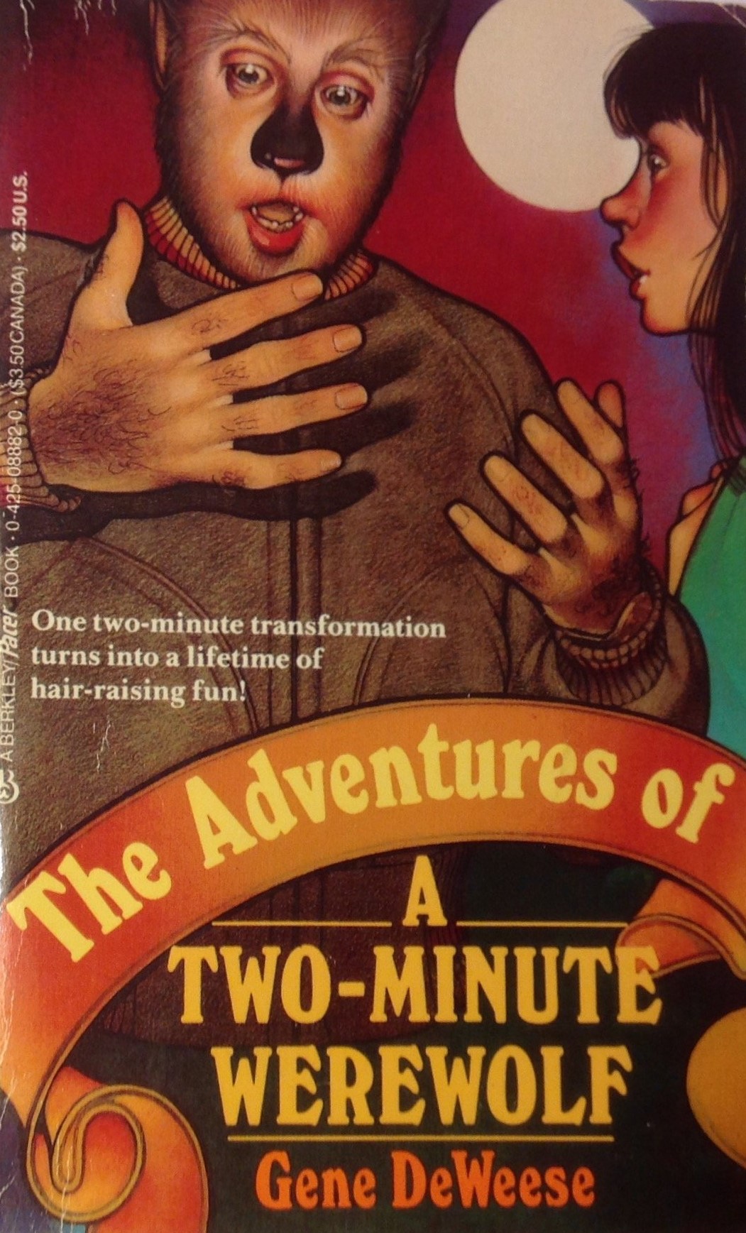The Adventures of a Two-Minute Werewolf book cover