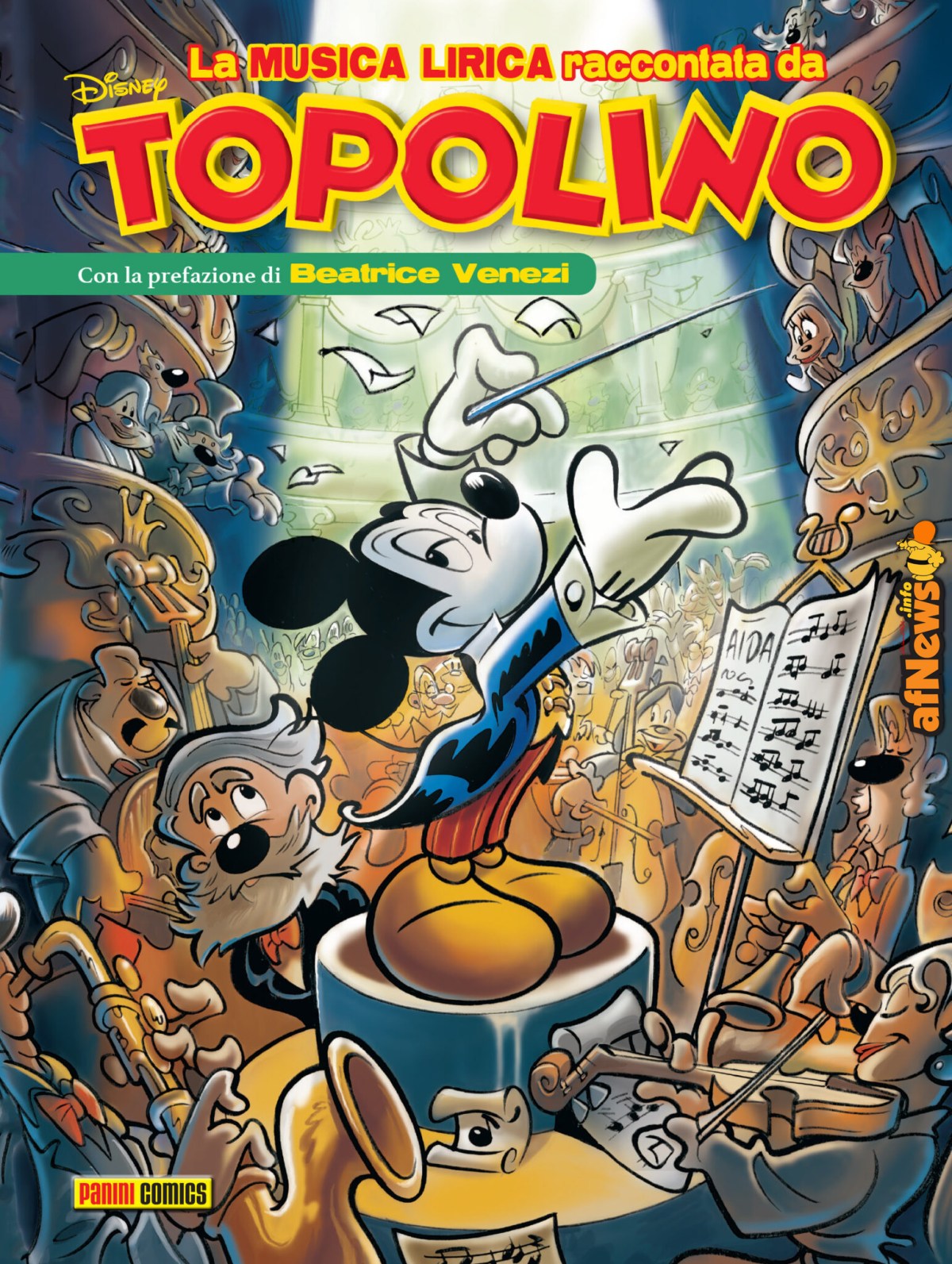 La musica lirica raccontata da Topolino book cover