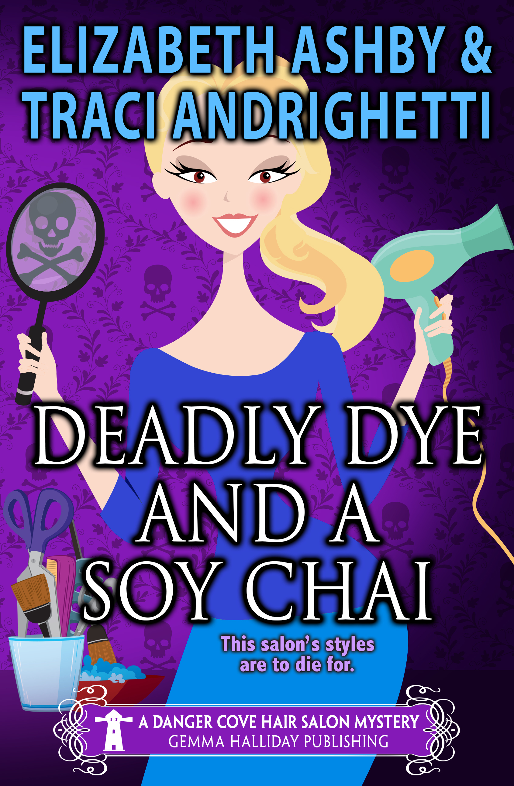 Danger Cove Hair Salon Mystery book cover 1