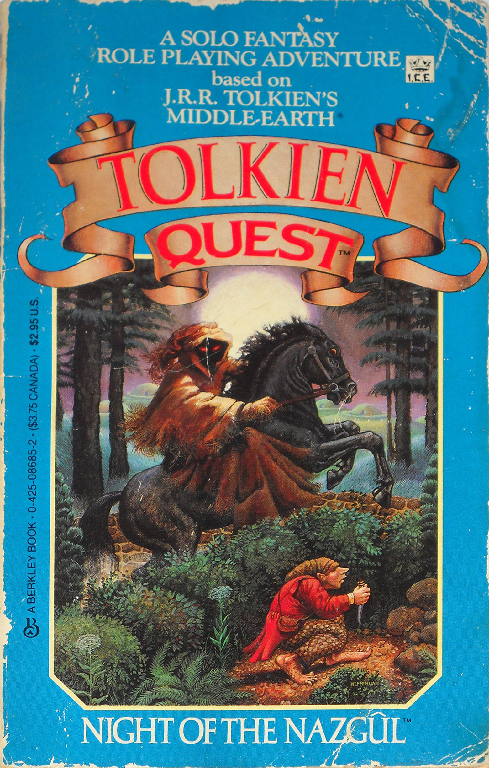Tolkein Quest/Middle Earth Quest book cover 1