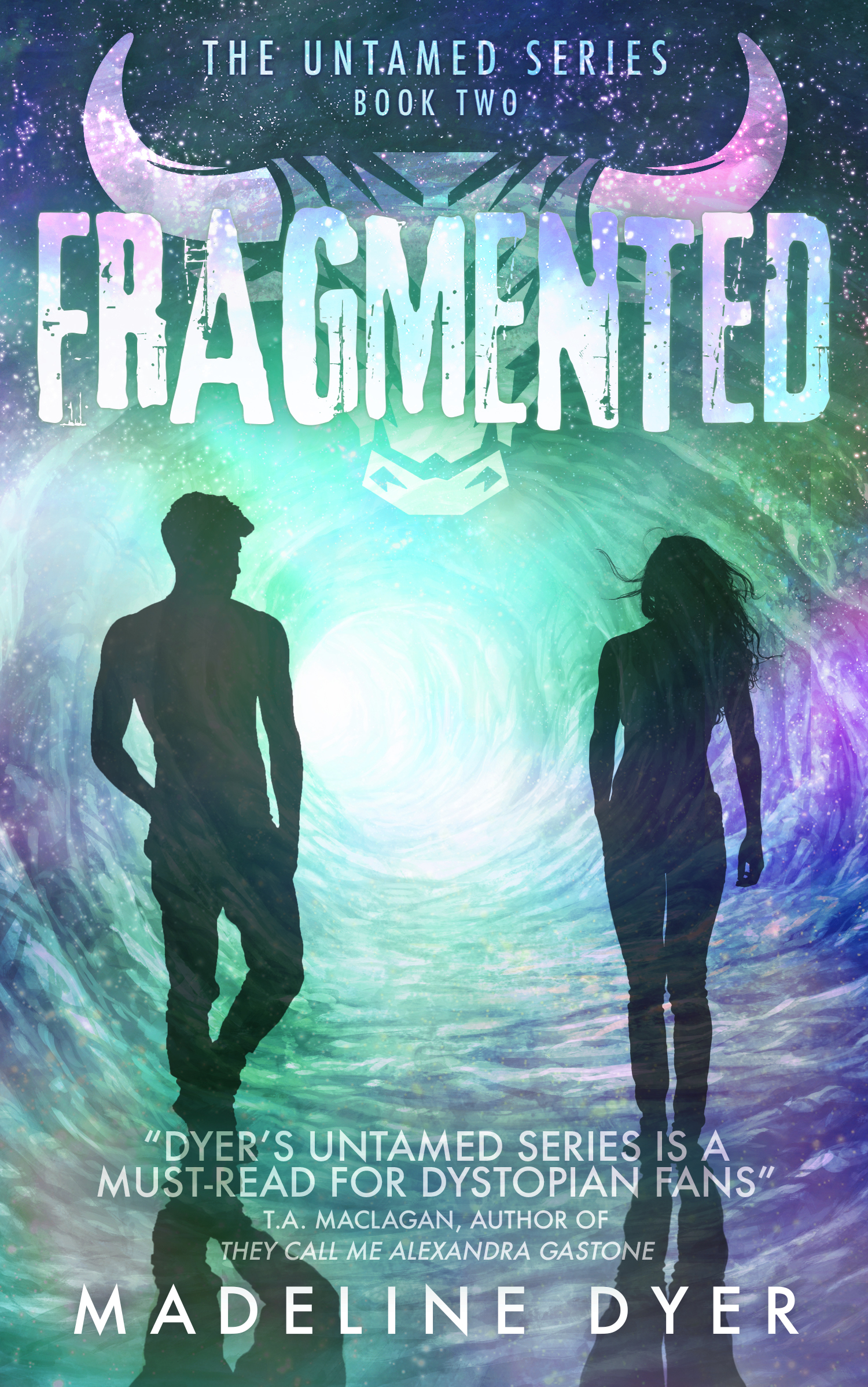 Fragmented book cover