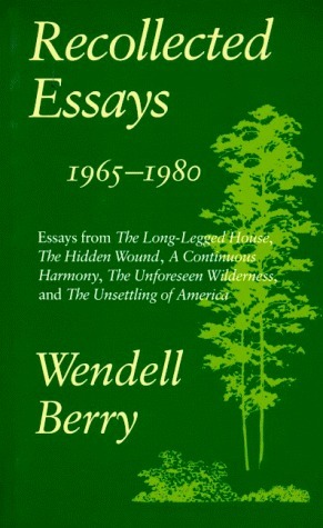 Recollected Essays, 1965-1980 book cover