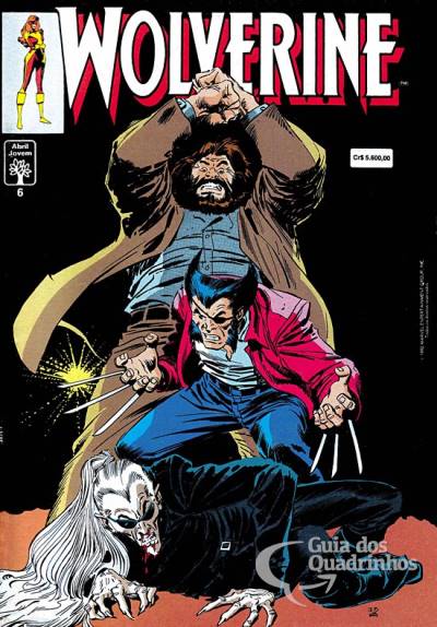 Wolverine (1988) book cover 3