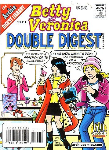 Betty and Veronica Double Digest Magazine, #111 book cover