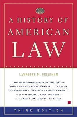 A History of American Law book cover