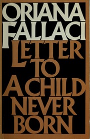Letter to a Child Never Born book cover