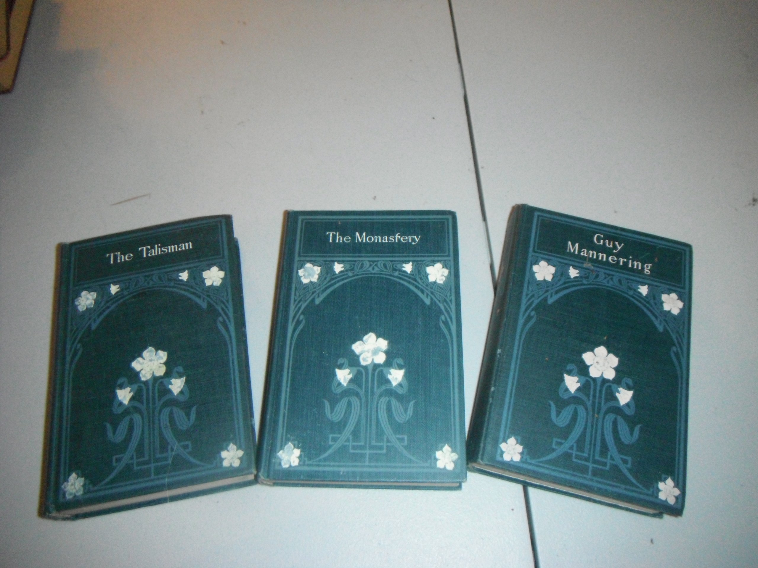 Sir Walter Scott & Rand Mcnally-3 Volumes 1903- Monastery, Guy Mannering & Talisman book cover