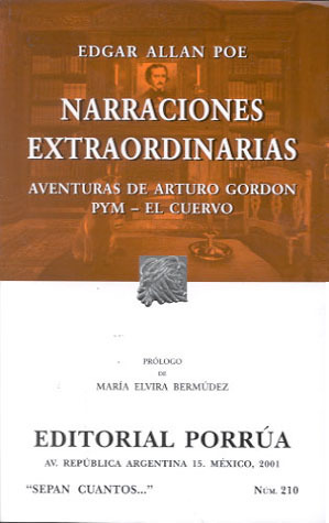Narraciones Extraordinarias - Aventuras de Arturo Gordon Pym - El Cuervo book cover