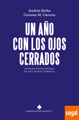 Un año con los ojos cerrados book cover