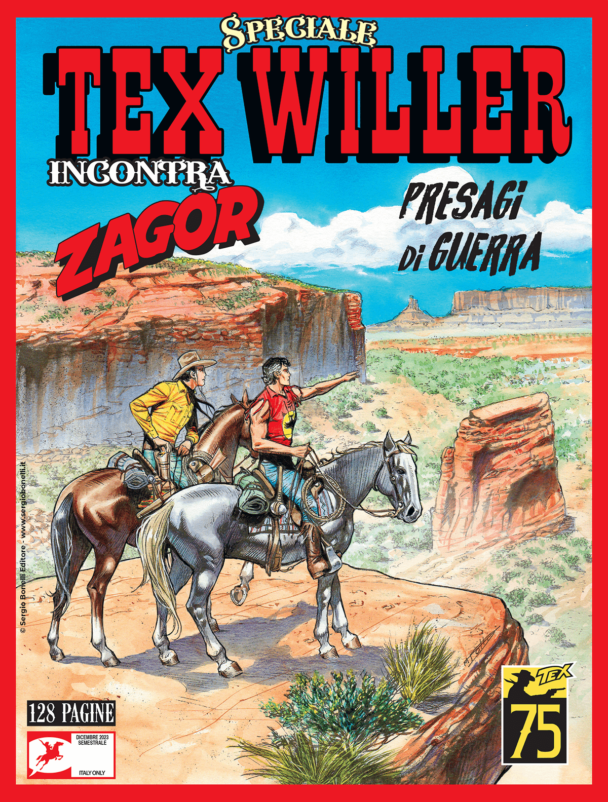 Speciale Tex Willer book cover 1