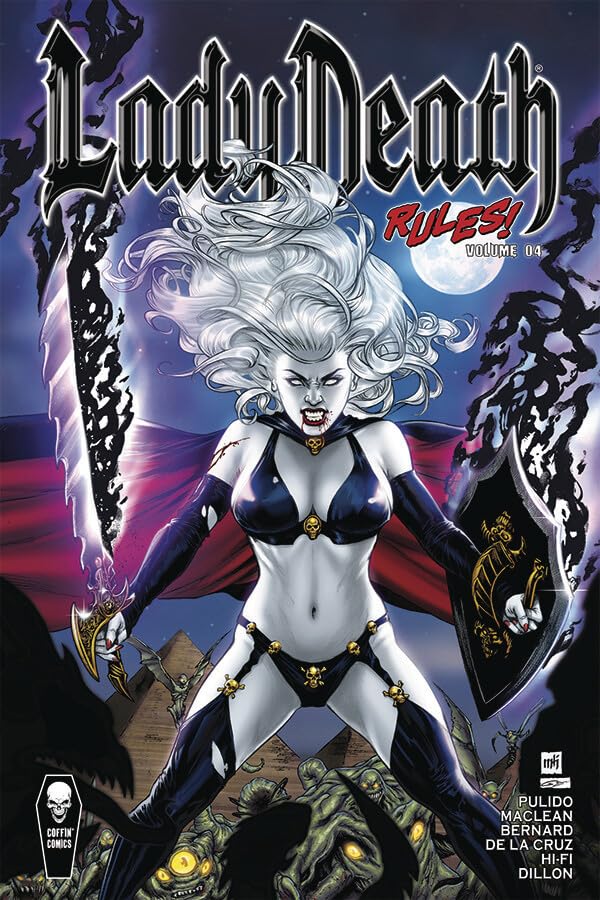 Lady Death Rules! book cover 1