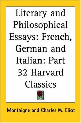 Literary and Philosophical Essays book cover