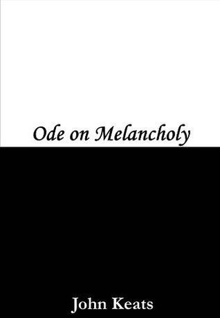 Ode on Melancholy book cover